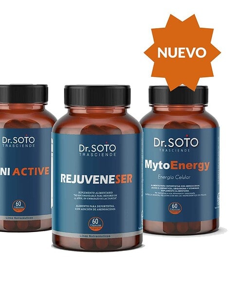 Suplemento nutricional para aumentar energía y vitalidad en deportistas y adultos.